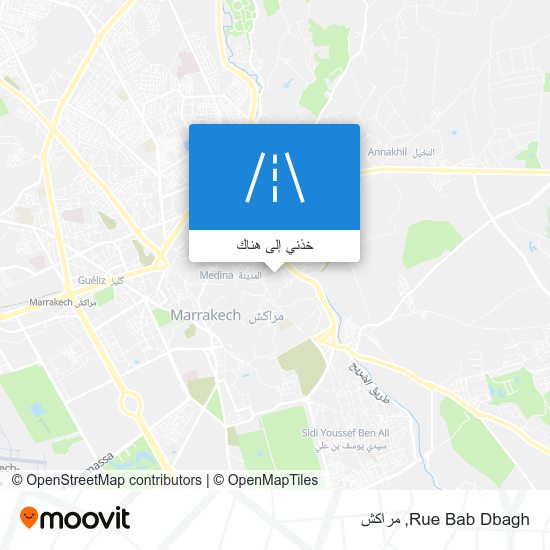 خريطة Rue Bab Dbagh