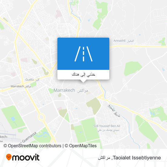 خريطة Taoialet Issebtiyenne