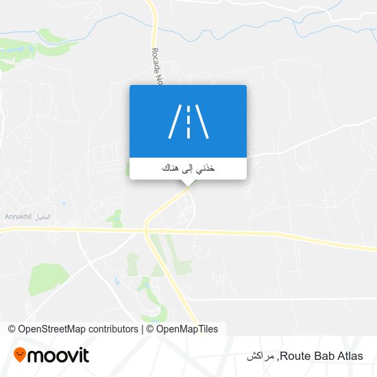 خريطة Route Bab Atlas