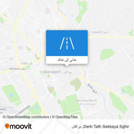 خريطة Derb Tath Sekkaya Sghir