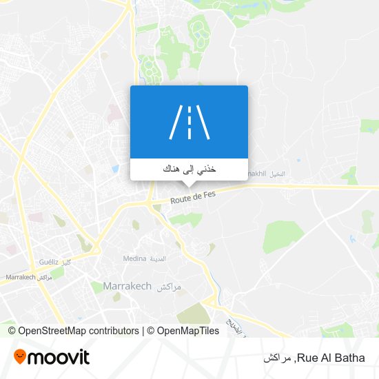 خريطة Rue Al Batha