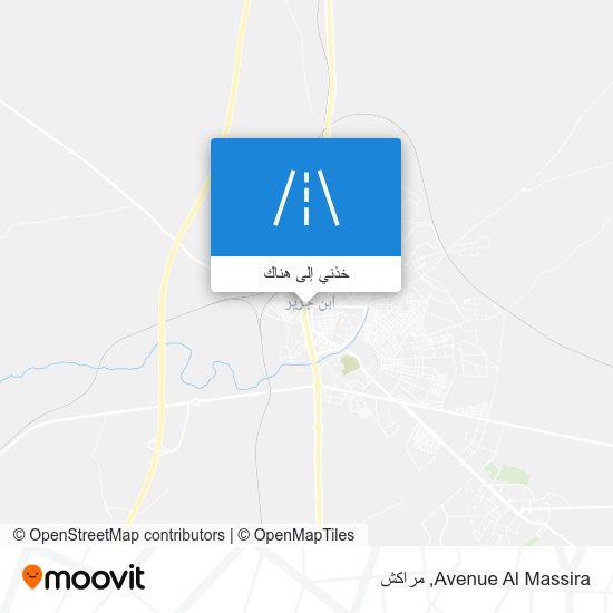 خريطة Avenue Al Massira
