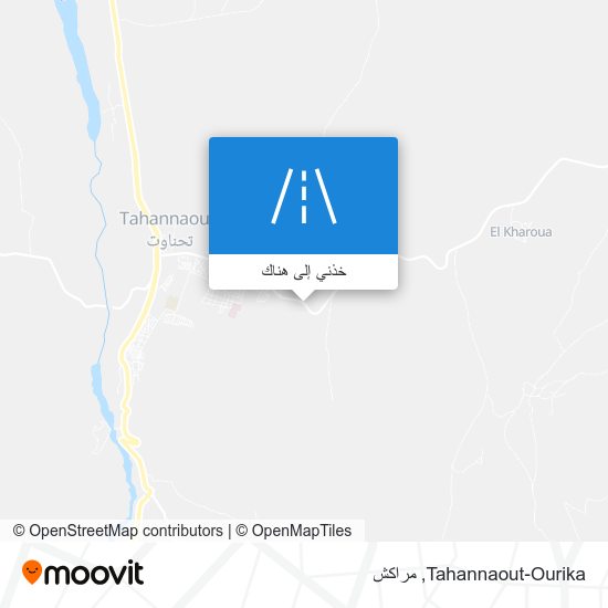 خريطة Tahannaout-Ourika