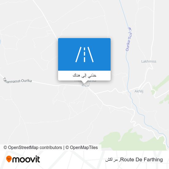 خريطة Route De Farthing