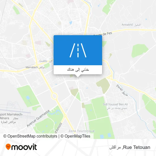 خريطة Rue Tetouan