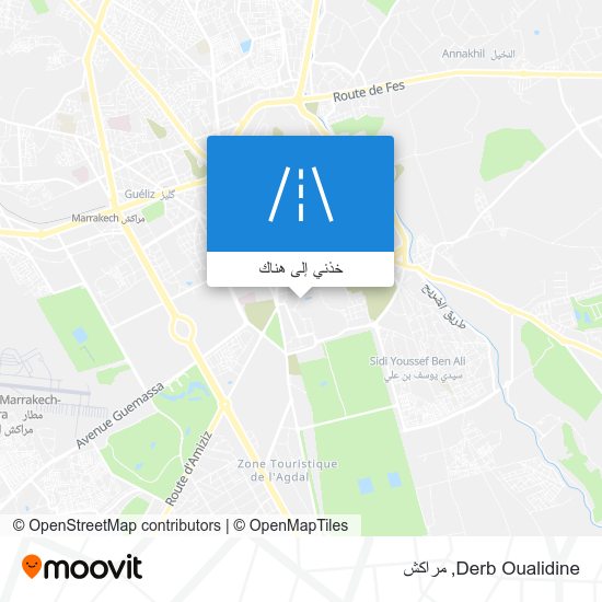 خريطة Derb Oualidine
