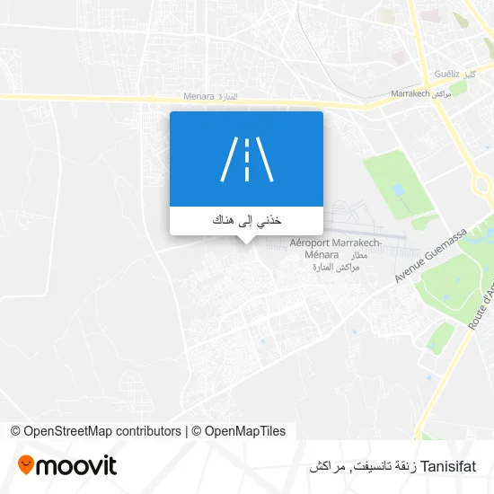خريطة Tanisifat زنقة تانسيفت
