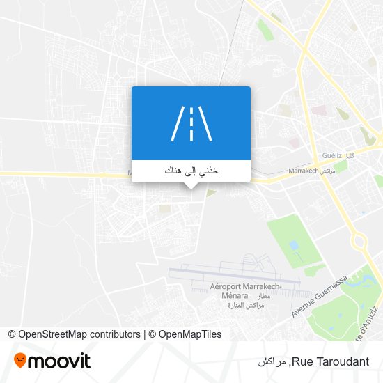 خريطة Rue Taroudant