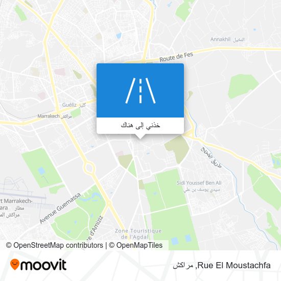 خريطة Rue El Moustachfa