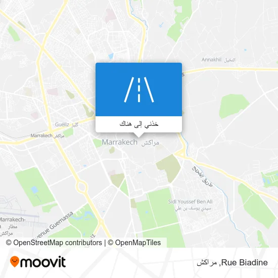 خريطة Rue Biadine