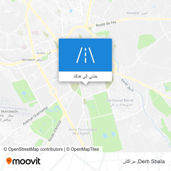 خريطة Derb Sbaïa