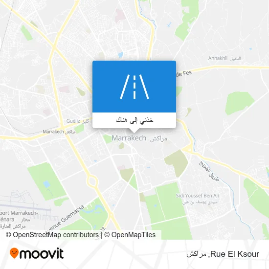 خريطة Rue El Ksour