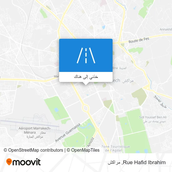 خريطة Rue Hafid Ibrahim