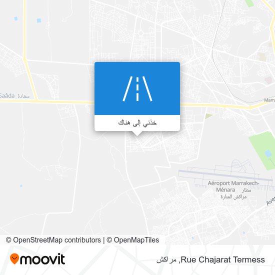 خريطة Rue Chajarat Termess