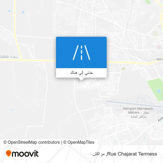 خريطة Rue Chajarat Termess