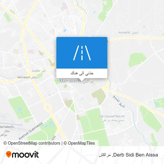 خريطة Derb Sidi Ben Aissa