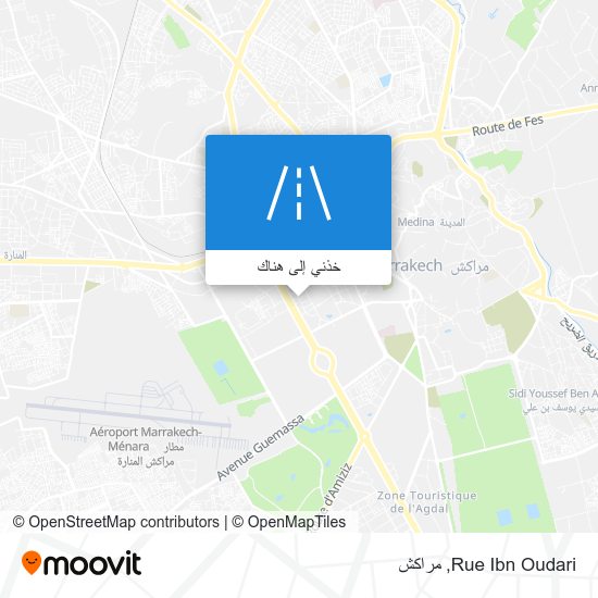 خريطة Rue Ibn Oudari