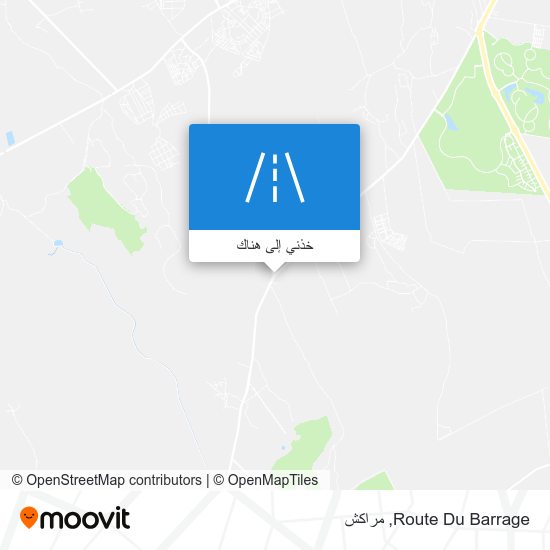 خريطة Route Du Barrage