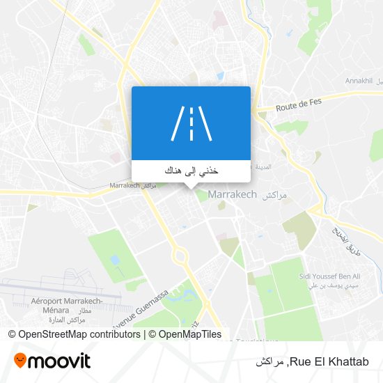 خريطة Rue El Khattab