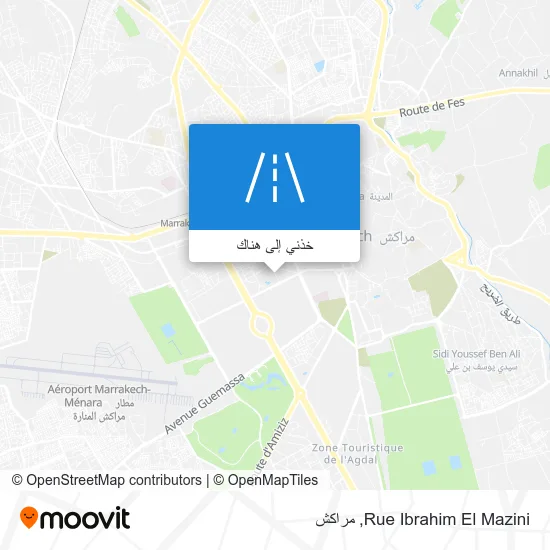 خريطة Rue Ibrahim El Mazini