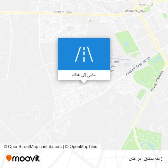 خريطة زنقة دمشق