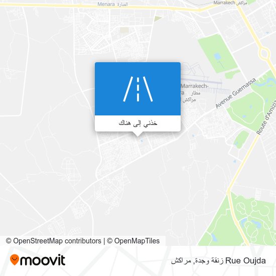خريطة Rue Oujda زنقة وجدة