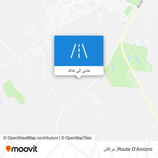 خريطة Route D'Amizmi