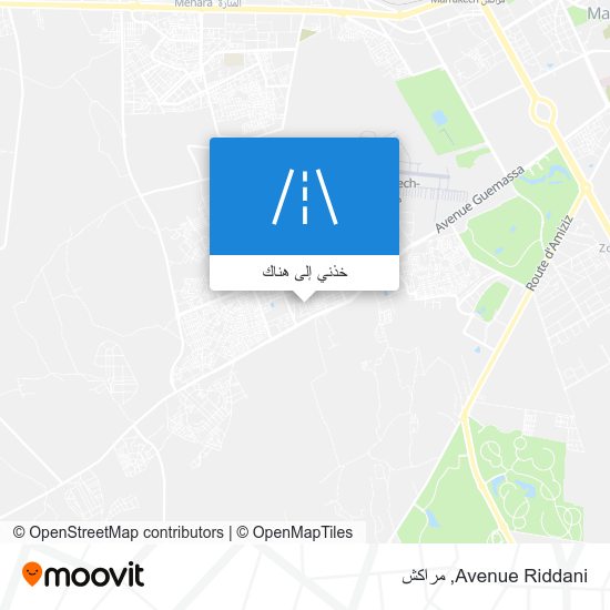خريطة Avenue Riddani