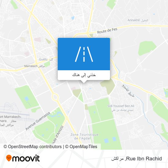 خريطة Rue Ibn Rachid