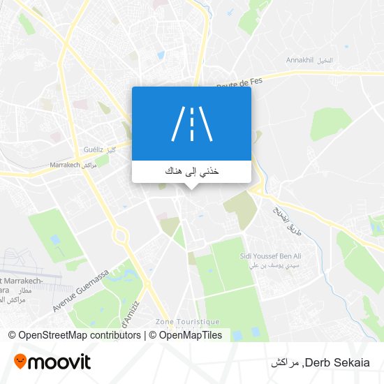 خريطة Derb Sekaia