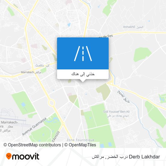 خريطة Derb Lakhdar درب الخضر