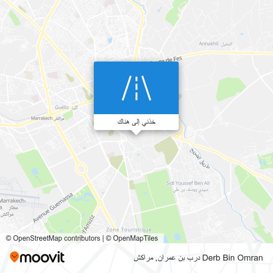 خريطة Derb Bin Omran درب بن عمران