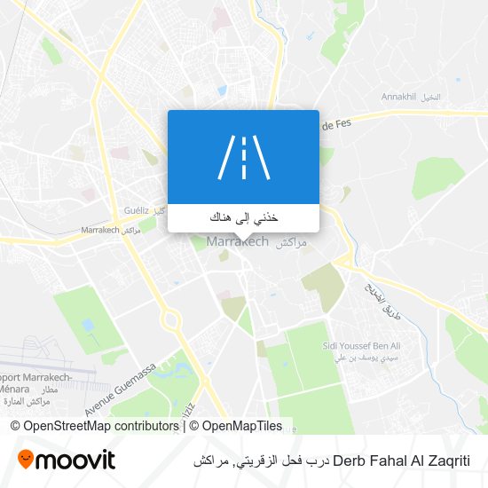 خريطة Derb Fahal Al Zaqriti درب فحل الزقريتي