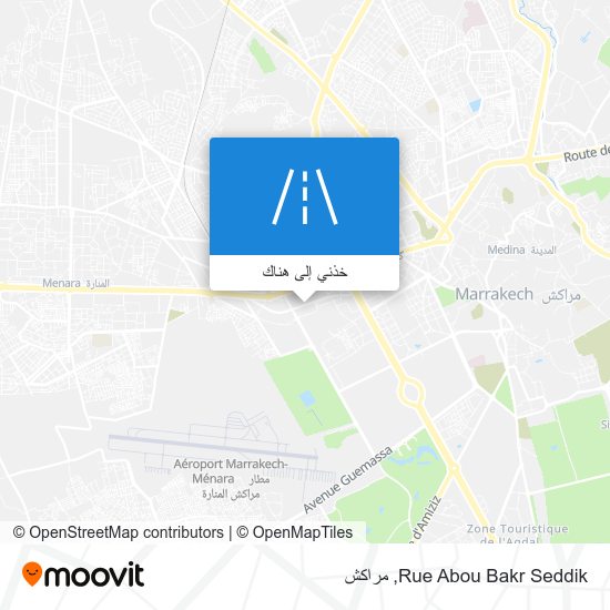 خريطة Rue Abou Bakr Seddik