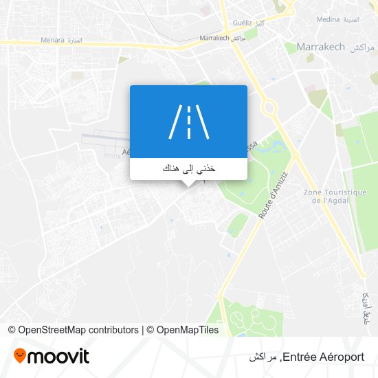خريطة Entrée Aéroport