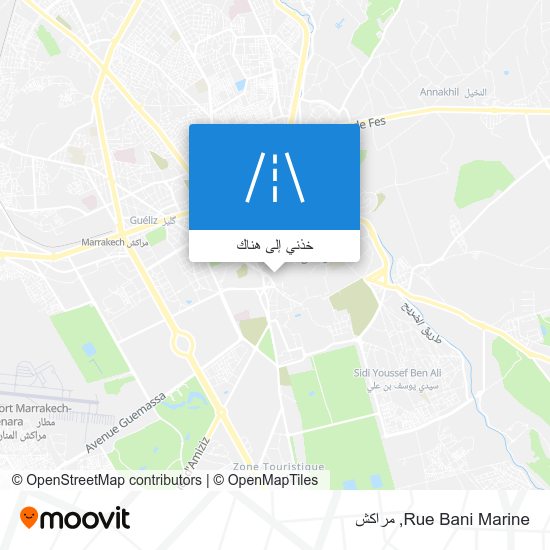 خريطة Rue Bani Marine