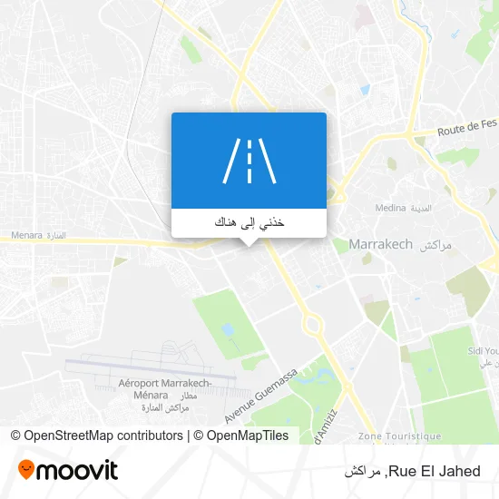 خريطة Rue El Jahed