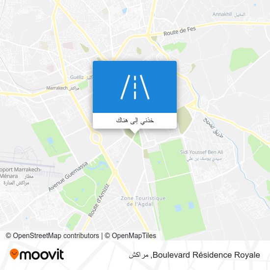 خريطة Boulevard Résidence Royale
