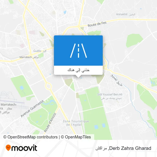 خريطة Derb Zahra Gharad