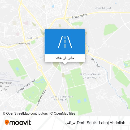 خريطة Derb Souikt Lahaj Abdellah