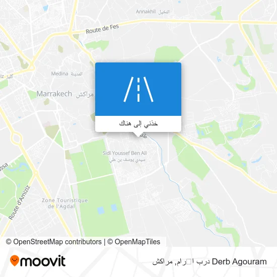 خريطة Derb Agouram درب اڭرام