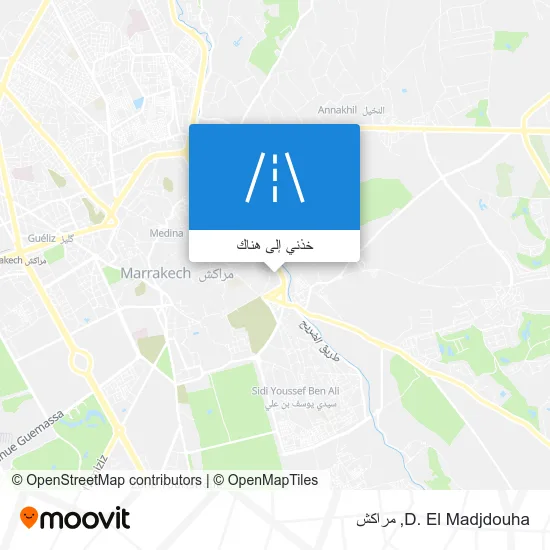خريطة D. El Madjdouha