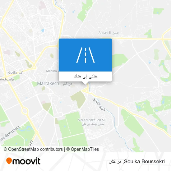 خريطة Souika Boussekri