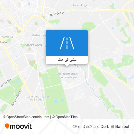 خريطة Derb El Bahloul درب البهلول