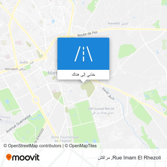 خريطة Rue Imam El Rhezoli