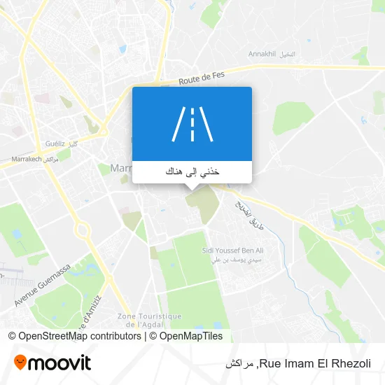 خريطة Rue Imam El Rhezoli
