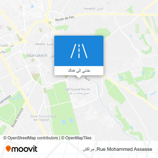 خريطة Rue Mohammed Assasse