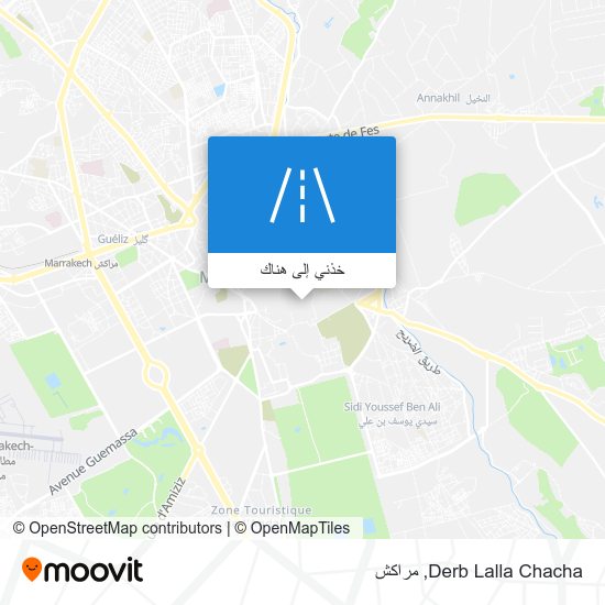 خريطة Derb Lalla Chacha