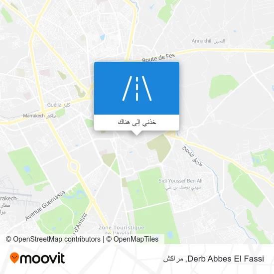 خريطة Derb Abbes El Fassi