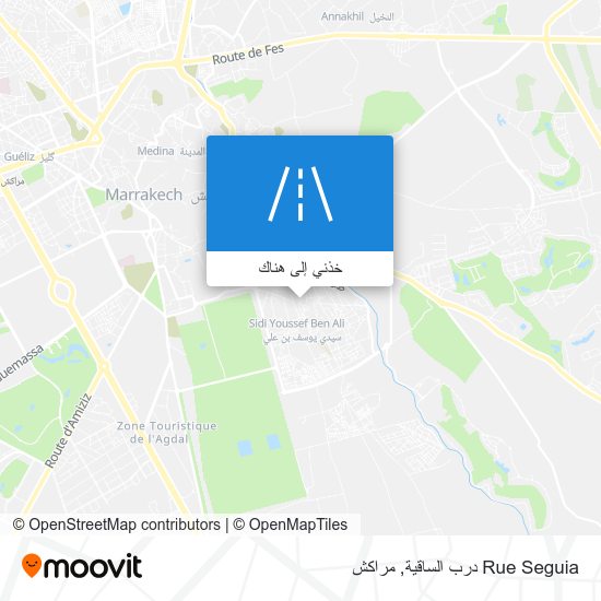 خريطة Rue Seguia درب الساقية